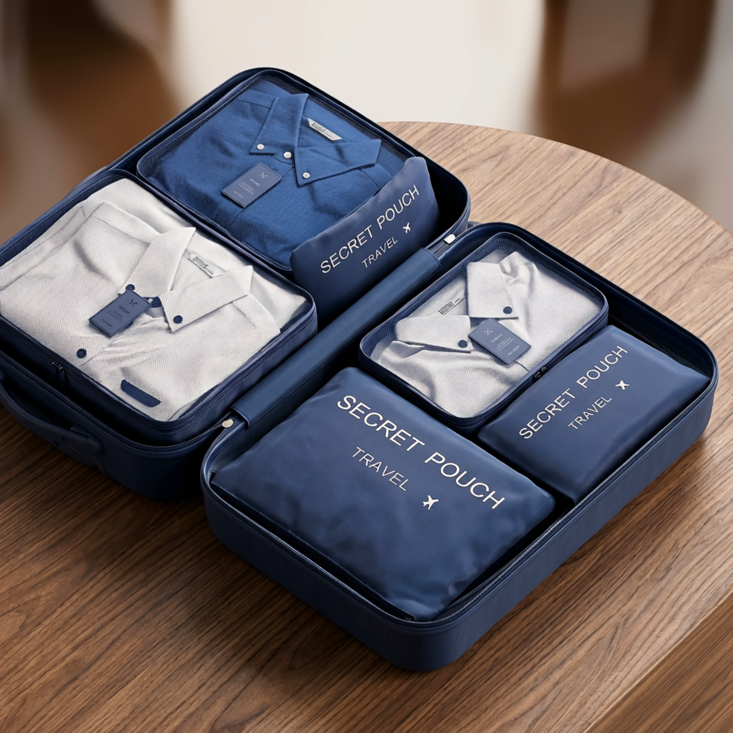 Set de 6 bolsas de almacenamiento para viaje