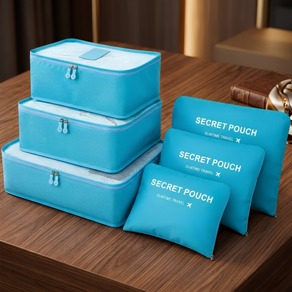 Set de 6 bolsas de almacenamiento para viaje