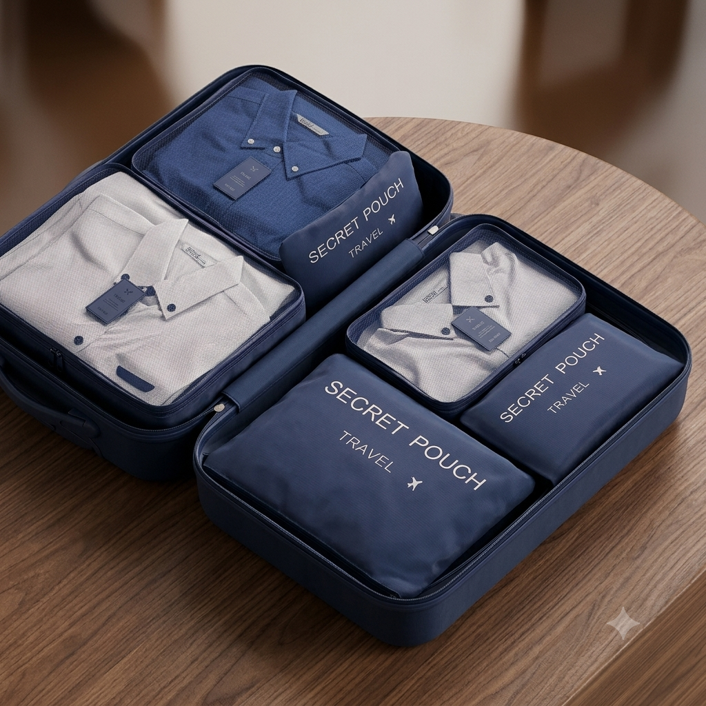 Set de 3 Bolsas de Almacenamiento para Viaje + 3 de regalo
