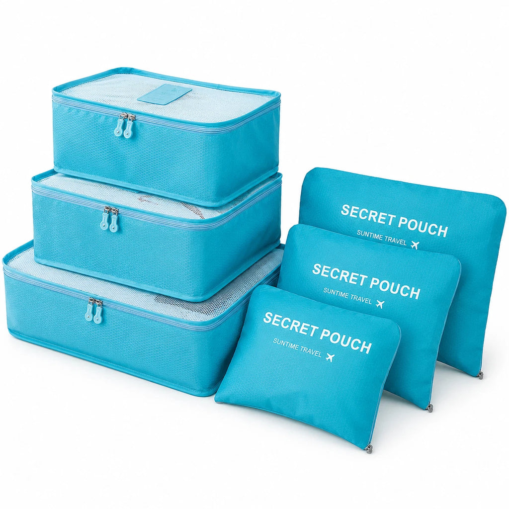 Set de 3 Bolsas de Almacenamiento para Viaje + 3 de regalo